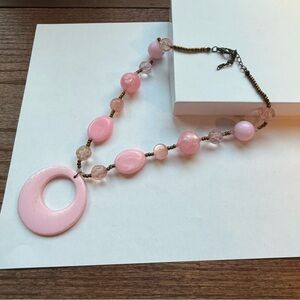 Pink Beaded Necklace